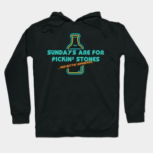 Letterkenny Sundays are for picking stones and getting hammered - multicolor Hoodie